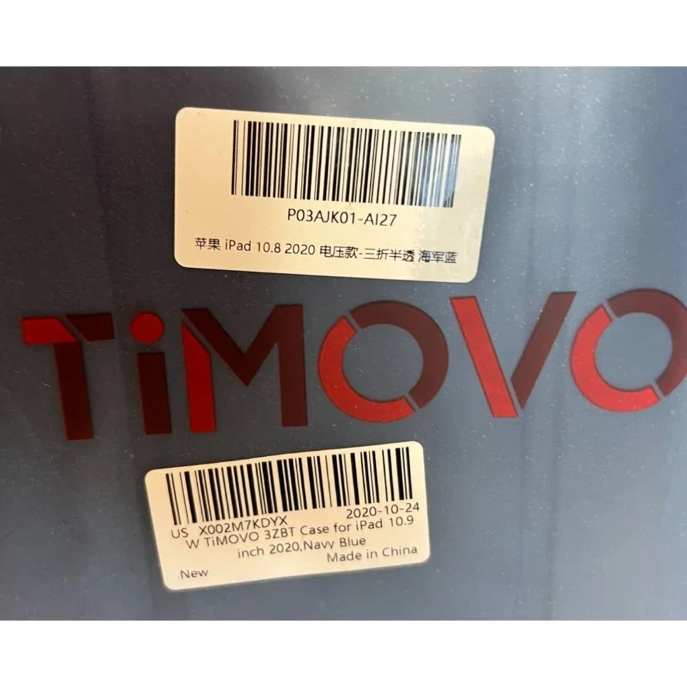 TiMOVO Case For iPad 10.9 Inch 2020 Slim Protective Cover Navy Blue
